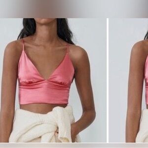 Zara Rose Satin Bralette